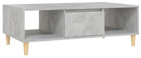 vidaXL Salontafel 103,5x60x35 cm spaanplaat betongrijs