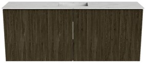 Mondiaz Joya DLux 100cm toiletmeubel shadow met wastafel faye midden zonder kraangat opalo