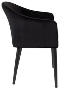 House of Rebels Eetkamerstoel - Bram - Zwart - Fluweel - House of Rebels