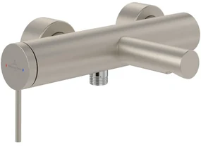 Villeroy & Boch Loop & Friends Eengreeps badkraan - Matt Brushed Nickel (RVS) TVT10650115364