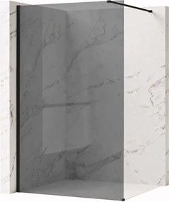 Walk-in douchewand Rea Flexi Grey / Black 100