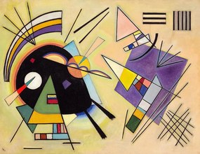 Kunstreproductie Black and Violet (1923), Wassily Kandinsky