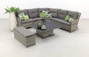 Sandigo lounge dining set met bijzetbank