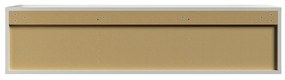 Zwevend Tv-meubel Wit 146 Cm - 146x35.5x35cm.