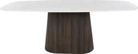 Deens Ovale Eettafel Keramiek - 215 X 105cm.