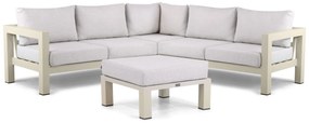 Hoek loungeset 5 personen Aluminium Taupe Lifestyle Garden Furniture Luca