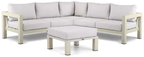 Hoek loungeset 5 personen Aluminium Taupe Lifestyle Garden Furniture Luca