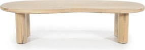 Organische Salontafel Eiken Naturel - 140 X 60cm.