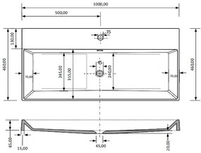 Fontana Kolo wastafelmeubel mat wit 100cm mat witte wastafel 1 kraangat met ronde spiegel