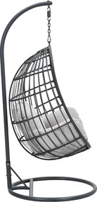 Garden Impressions Esmee hangstoel swing egg - donker grijs