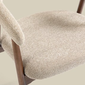 Walnoot Eetkamerstoel Ronde Rugleuning