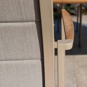 4 Seasons Cortina tuinstoel stapelbaar - latte