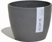 Ecopots bloempot Stockholm 40 - Rond -Dark Grey -Ø40 x H30 cm