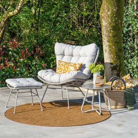 Garden Impressions Melfort relax fauteuil - grey sand