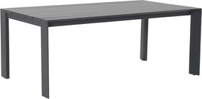 Garden Impressions Malakka lounge dining tafel 170x97 cm - donker grijs