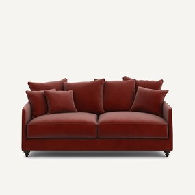 Omvormbare 3-zits fluwelen zetel, Lazare