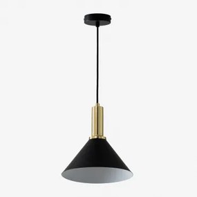 Berien Hanglamp Ø25 Cm Van Ijzer Zwart - Sklum