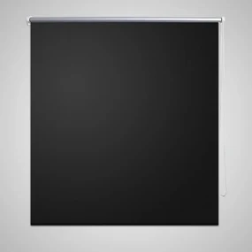 vidaXL Rolgordijn verduisterend 100 x 175 cm zwart