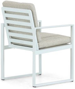 Tuinstoel Aluminium Wit Lifestyle Garden Furniture Nuno