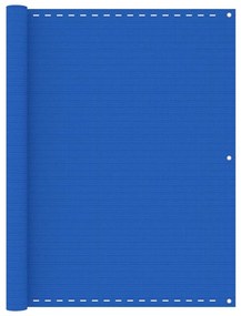 vidaXL Balkonscherm 120x300 cm HDPE blauw