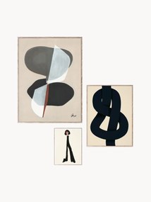 Posters Artwall No. 10 met lijst, 3-delig