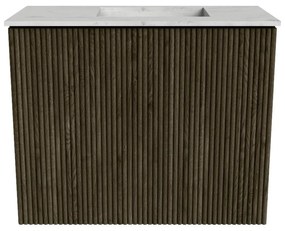 Mondiaz Joya DLux 50cm toiletmeubel shadow met wastafel faye rechts zonder kraangat opalo