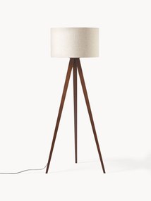 Tripod vloerlamp Jake van massief hout