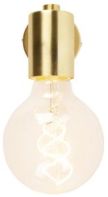 Smart Art Deco wandlamp goud incl. G95 WiFi lichtbron - Facil Modern E27 cilinder / rond Binnenverlichting Lamp
