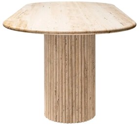 Richmond Interiors La Cantera Travertin Eettafel Griekse Pilaren - 240 X 110cm.