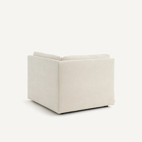 Modulaire 90° hoek in chenille fluweel, GIULIANO