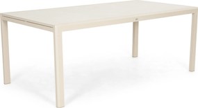 Dining Tuintafel  uitschuifbaar 200/300x97 cm Zand/Beige Presto Tivario
