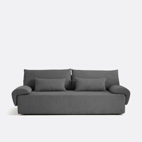 Omvormbare 3-zitsbank in ribfluweel, Maona