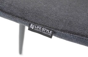 Tuinset Ronde Tuintafel 4 personen 120 cm Wicker Taupe  Lifestyle Garden Furniture Dolphin/Rockville