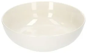 Schaal, organisch, porselein, wit,Ø 22 cm x 7 cm