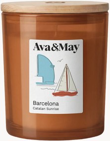 Geurkaars Barcelona (framboos, witte jasmijn & rock candy)