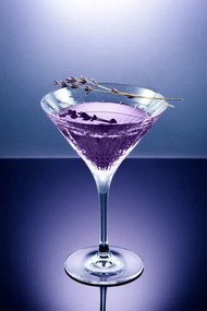 Foto Vodka martini with creme de cassis liqueur, Gaelle Beller Studio