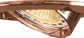 Smart inbouwspot koper kantelbaar incl. Wifi GU10 - Edu