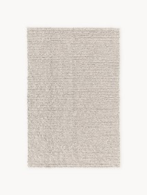 Dik gevlochten wollen vloerkleed Bruna