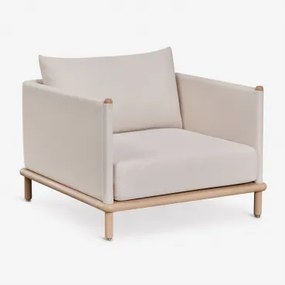 Acaciahouten Fauteuil Olivia Lichte Acaciekleur - Sklum