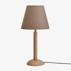 Harry Mangohouten Tafellamp Mangohout & Bruin Moka Ø25 Cm Caracas - Sklum