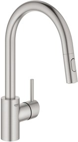 Grohe Concetto Keukenmengkraan Uittrekbare Uitloop Supersteel