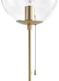 Staande lamp in messing en glas, Moricio