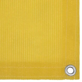 vidaXL Balkonscherm 75x400 cm HDPE geel