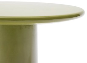 Kave Home Albanella Groene Salontafel Glanzend Cement 65 Cm - 65 X 65cm.