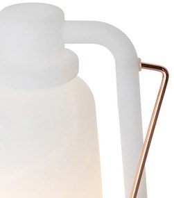 Buitenlamp LED Tafellamp wit oplaadbaar 22 cm IP44 - Storm Mini Modern IP44 Buitenverlichting Lamp