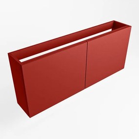 Mondiaz FOWY fonteinonderkast - 120x22x50cm - 2 deuren - push to open - softclose - Fire FOWYTO120Fir2D