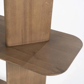 Open Wandkast Eikenhout Bruin - 180x40x180cm.