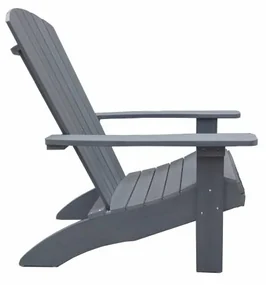 Garden Interiors Adirondack Stoel - Grijs - Kunststof Polywood - Garden Interiors