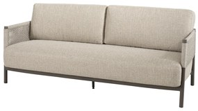 4 Seasons Outdoor Savanne 3-zits loungebank terre SALE Loungebank bruin weerbestendig