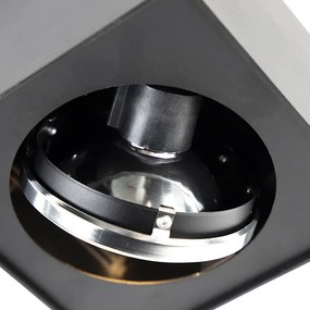 Design opbouwspot zwart draai- en kantelbaar - Kaya